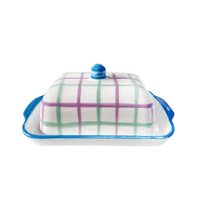 Vaisselle Boutique Picnic In The Park Butter Dish 